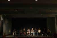 Friday night's "Temporal Spaces" Q&A session at Tribeca Film Center.