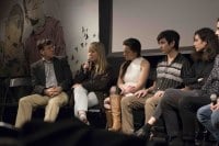 Final panel discussion with video artists moderated by Mark Alpert.