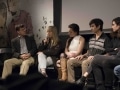 Final panel discussion with video artists moderated by Mark Alpert.