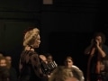 Actor Juliana Valente performing.