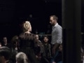Actors Juliana Valente and Ben Rademacher performing at DCTV.