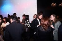 Filmmakers and artists mingling with the audience at the gala.